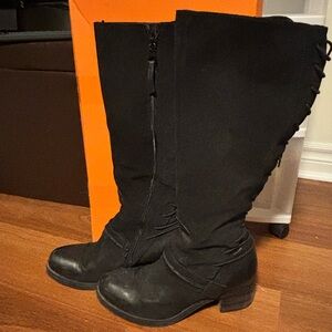 Miz Mooz Shankara Black Lace Up Boots